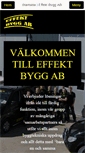 Mobile Screenshot of effektbygg.se