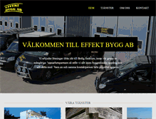 Tablet Screenshot of effektbygg.se